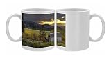 Sunset sky over Photo Mugs