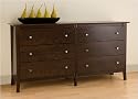 Manhattan 6-Drawer Dresser - Espresso