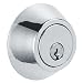 Dexter by Schlage JD60625 Single-Cylinder Deadbolt, Bright Chrome