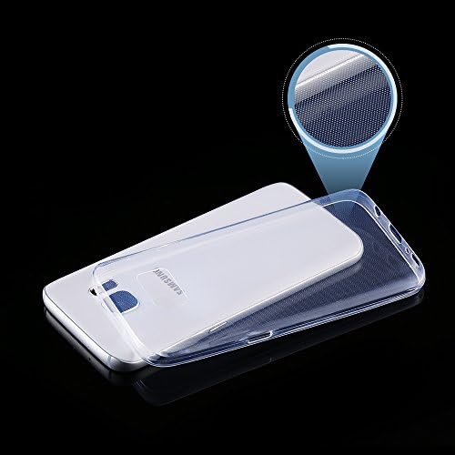 S7 Edge Case, Almost Invisible iTech4U Series [0.6MM Ultrathin] TPU Clear Case Scratch Resistant [Drop Proof] Protective Bumper for Samsung Galaxy S7 Edge - Soft Crystal Clear