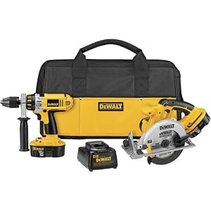 Factory-Reconditioned DEWALT DC2PAKSAR Heavy Duty XRP 18-Volt Cordless 2-Tool Combo Kit,... by 