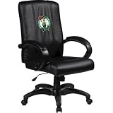 Home Office Chair with NBA Logo Panel Team: Boston Celtics