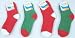 Eros Hosiery 6042XMAS Ladies Fuzzy Christmas Ankle Socks- case of 72