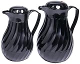 Swirl Beverage Server Insulated 42 oz. Black