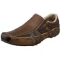 Skechers Men's Expressed Section Casual Slip On,Dark Brown,11 M