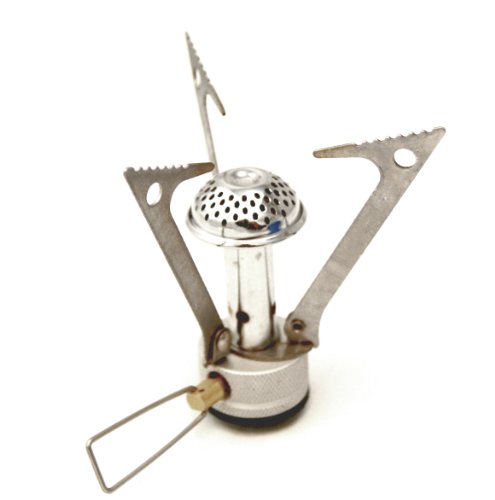 Folding Portable Ultra-Lightweight Camp Stove fits Butane or Propane Canister , 1.8oz