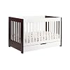 Babyletto Mercer 3 in 1 Convertible Crib with Toddler Rail, Two Tone