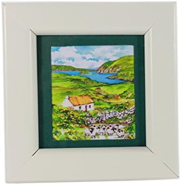 Framed Irish Wall Art Cottage &amp; Meadow Made in Ireland