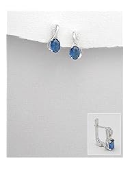 CZ Earrings In 92.5 Sterling Silver