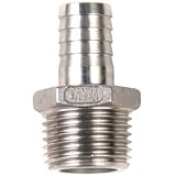 Learn To Brew 1/2b1/2mpt Male Hose Barb Adapters Stainless Steel NPT