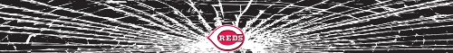 Cincinnati Reds Shattered Auto Visor Decal