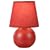 Normande HE1-1152-RD Smitty Accent Lamp, each, Red ceramic base.