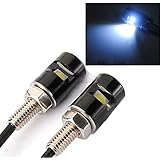 Rupse 2* White LED Motorcycle, Car License Plate Screw Blot Light