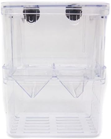 PANPET Aquarium Accessory - Hang-on Nursery Fish Tank with Dual Isolation Breeding Hatchery Incubation Box