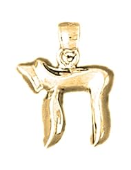Gold-Plated 925 Sterling Silver Chais Pendant