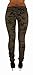 Women`s Plus/Junior Size Classic 5 Pockets Camouflage Skinny Jeans