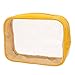 UU Family Toiletry Bag Makeup Pouch Cosmetic Bag Travel Packing Organizer (Yellow)