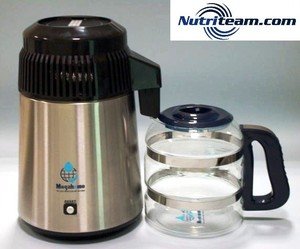 Nutriteam Countertop Water Distiller Stainless, Glass Collection