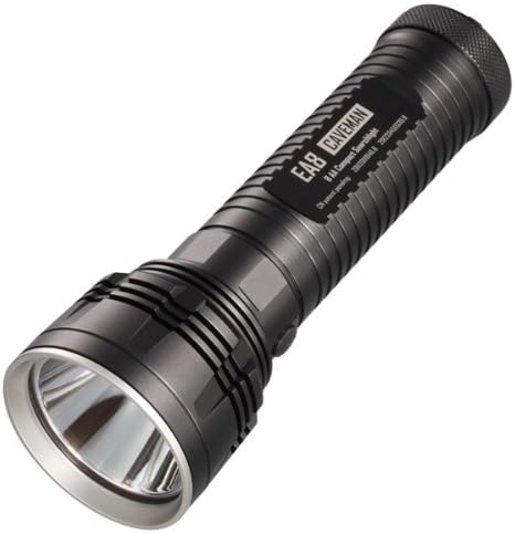 NITECORE EA8 Caveman Explorer Flashlight, Black, 900 lm, 8 x AA - NCEA8