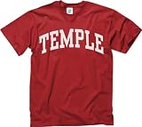 Temple Owls Cardinal Arch T-Shirt
