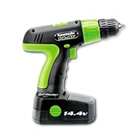 Kawasaki 840216 Black 14.4-Volt Cordless Drill Kit
