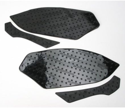 Motorcycle Traction Pads - STREET BIKE TANK GRIPS - VOLCANO - 0057 (Black)
