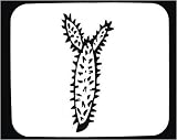 Mauspad mit Dekoration - spiny, Schwarz und Weiß, Pflanze, United States, Cactus, stachelig, Wasser, südwestlichen Wüste, Sukkulenten, leafless, dornig