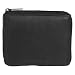Zipper Wallets - Boston Traveler Bifold Zipper Wallet, Black