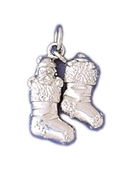 CleverEves 14K White Gold Christmas Pendant 6.2 - Gram(s)