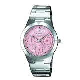 Casio Ladies Calendar Sub-dials Silver-Tone Analog Quartz Watch #LTP2069D-4AV by Casio