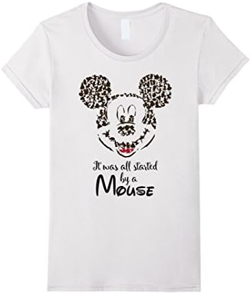 Women's It Was All Started By A Mouse T-Shirt XL White