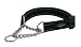 Rogz Reflective 3/4-Inch Fanbelt Dog Choker, Medium to Large, Black