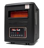 1500W Quartz Infrared Heater Humidifier Plasma Inverter Air purifier XPD-1500BLK