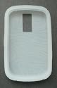 FLASH SUPERSTORE BLACKBERRY BOLD 9000 SCREEN PROTECTOR AND SILICONE SKIN COVER/CASE PROTECTIVE RUBBER WHITE