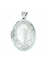 Genuine .925 Sterling Silver Oval Locket 1.6 Grams. 100% Satisfaction Guaranteed.