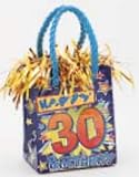 Giftbag Weight 1pc inch. Happy 30th Birthday inch
