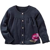 オシュコシュ OSHKOSH/ フラワーカーディ ネイビー トップスカーディガン 6ヶ月【並行輸入】