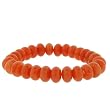 10mm Rondelle Stretch Bracelet - Red Aventurine
