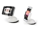 Ppyple car dashboard holder mount for Smartphones including iPhone 5, 4S, 4, 3GS, Samsung Galaxy S3, S2, Verizon Galaxy Nexus and more (Color Option: White)