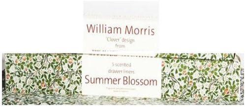 The Master Herbalist William Morris Clover design Summer Blossom Scented Drawer Liners