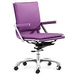ZUO Lider Plus Office Chair, Purple