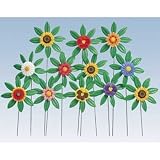 HERITAGE DECORATIVE LAWN ORNAMENT FLOWER SPINNERS
