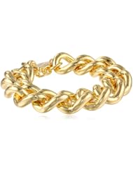1AR by UnoAerre 18k Gold-Plated Groumette Chain Link Bracelet, 8.5"