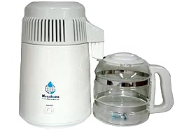 Water Distiller, Countertop, White Enamel