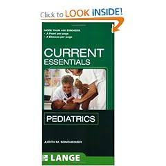 CURRENT Essentials Pediatrics (LANGE CURRENT Essentials) by Judith M. Sondheimer