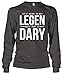 Cybertela Men's It's Going to Be Legen Wait for It Dary Long Sleeve T-Shirt