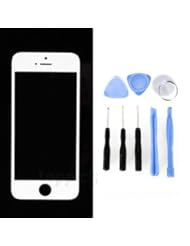 Replacement LCD Front Screen Glass Lens + Free Tools for Apple iPhone 5 5S White
