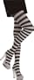 Black White Striped Tights Costume Accessory