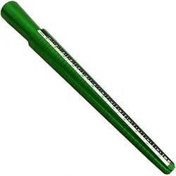 Green Aluminum Ring Gauge Mandrel Jewelry Sizing Stick