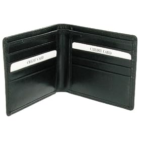 AT-Giftware - NC14 - Portefeuille en Cuir - Noir